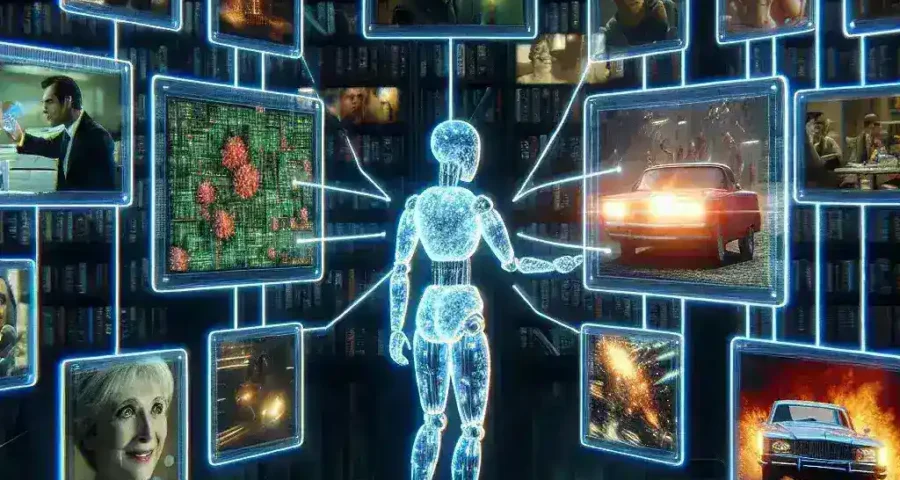 "AI-powered scene selection interface on Netflix showcasing personalized content recommendations for U.S. users"