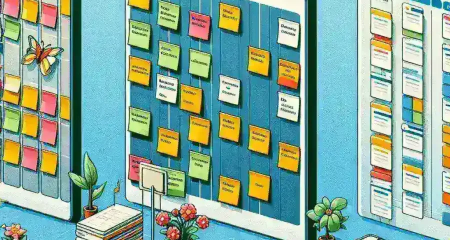 "Comparison chart showcasing Trello, Jira, and ClickUp features for Kanban project management, highlighting key differences and benefits for users."