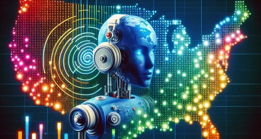 "Person listening to music on Spotify with AI curated radio stations on a smartphone screen, highlighting the innovative features being tested for U.S. users."